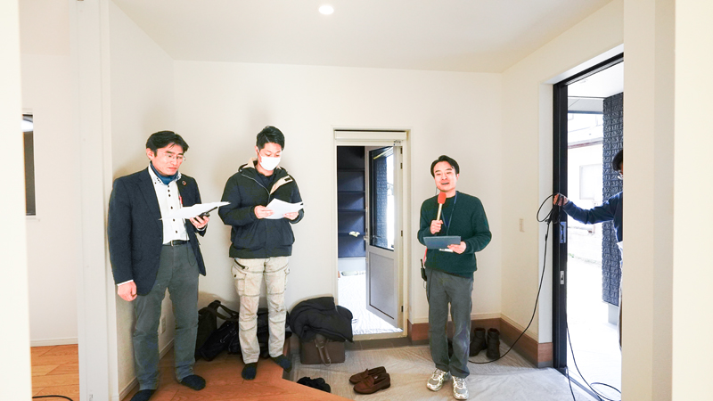 ラジオカー取材